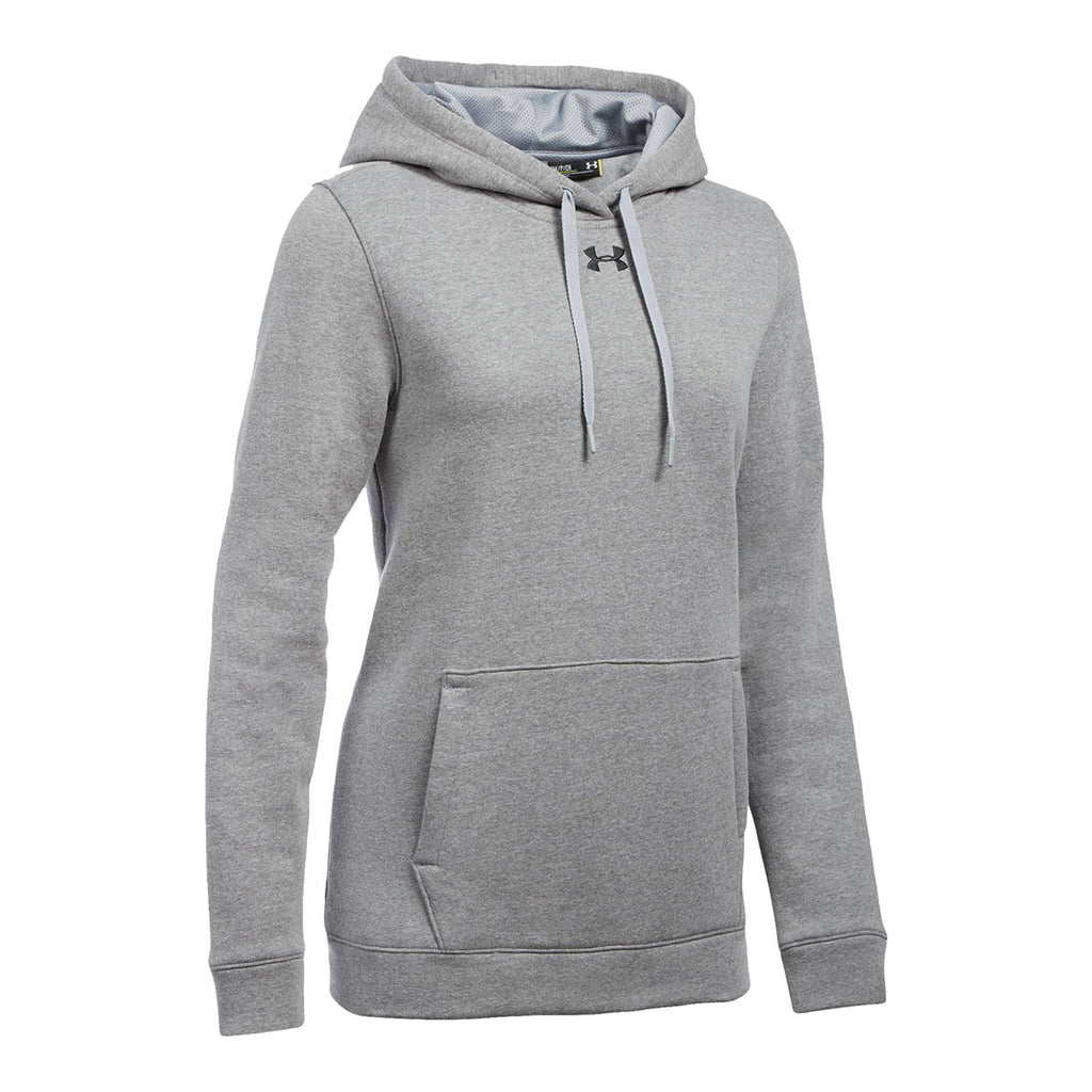 New Under Armour Women's Armour Fleece® Hoodie Size XS Gray