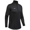 Under Armour Women's Black/Metallic Silver Novelty 1/2 Zip