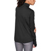 Under Armour Women's Black/Metallic Silver Novelty 1/2 Zip