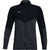 Under Armour Men's Black Light Heather Peak Performance Fleece Full Zip