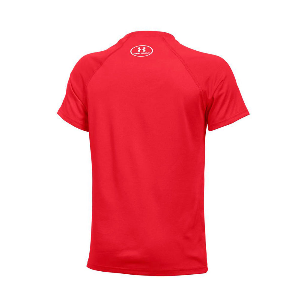 Under Armour Boy's Red Locker Tee 2.0