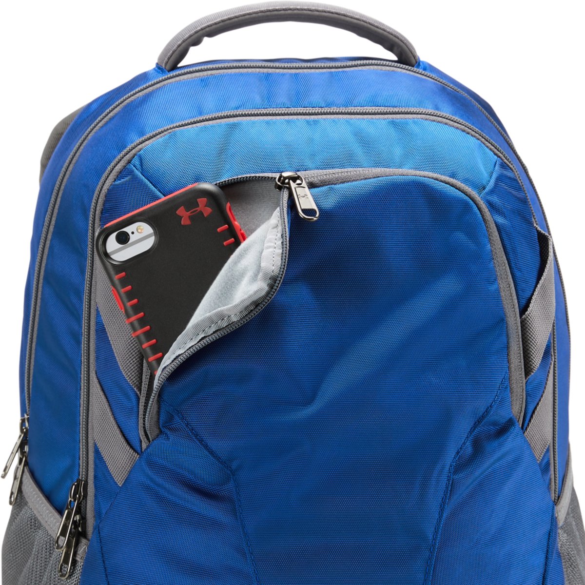 Under Armour Hustle 5.0 Collegiate Backpack - Blue, OSFA