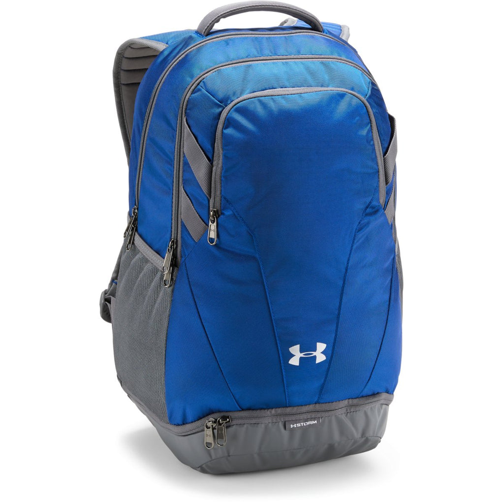 Custom Under Armour Royal UA Team Hustle 3.0 Backpack | Custom UA Bags