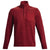 Under Armour Men's Stadium Red Henley Long Sleeve