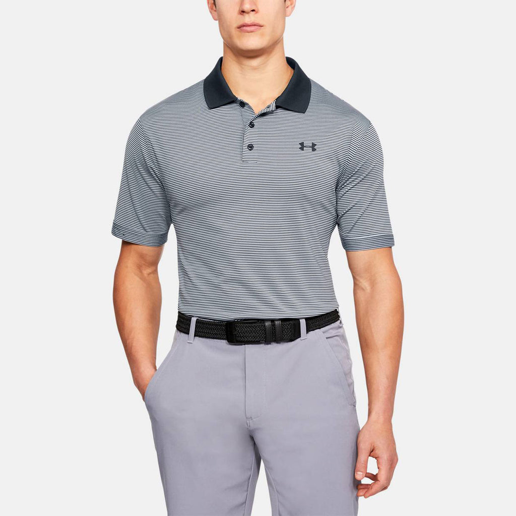 Under Armour Men's Black Performance Novelty Polo