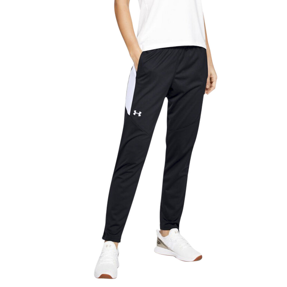 Under Armour Rival Knit Pant Black/White 1326762-001 - Free Shipping at LASC