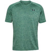 Under Armour Men's Saxon Green Tech 2.0 V-Neck