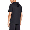 Under Armour Men's Black Sportstyle Terry Short Sleeve Hoody