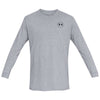 Under Armour Men's Steel Light Heather Freedom Flag Long Sleeve Tee