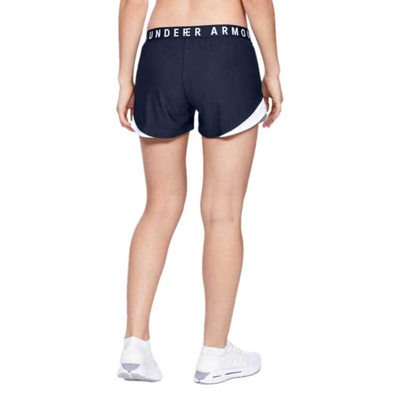 Under Armour Shorts Women Size XS Midnight Navy White CrossFit UA Play Up  2.0