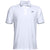 Under Armour Men's White UA Playoff Pique Polo