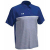 Under Armour Men's Royal Stripe Mix-Up Polo