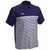 Under Armour Men's Purple Stripe Mix-Up Polo