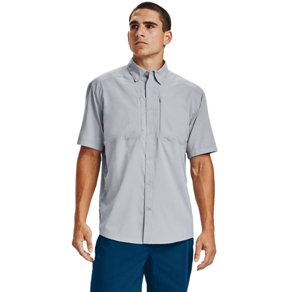 Under Armour Men's Mod Grey UA Tide Chaser 2.0 Short Sleeve