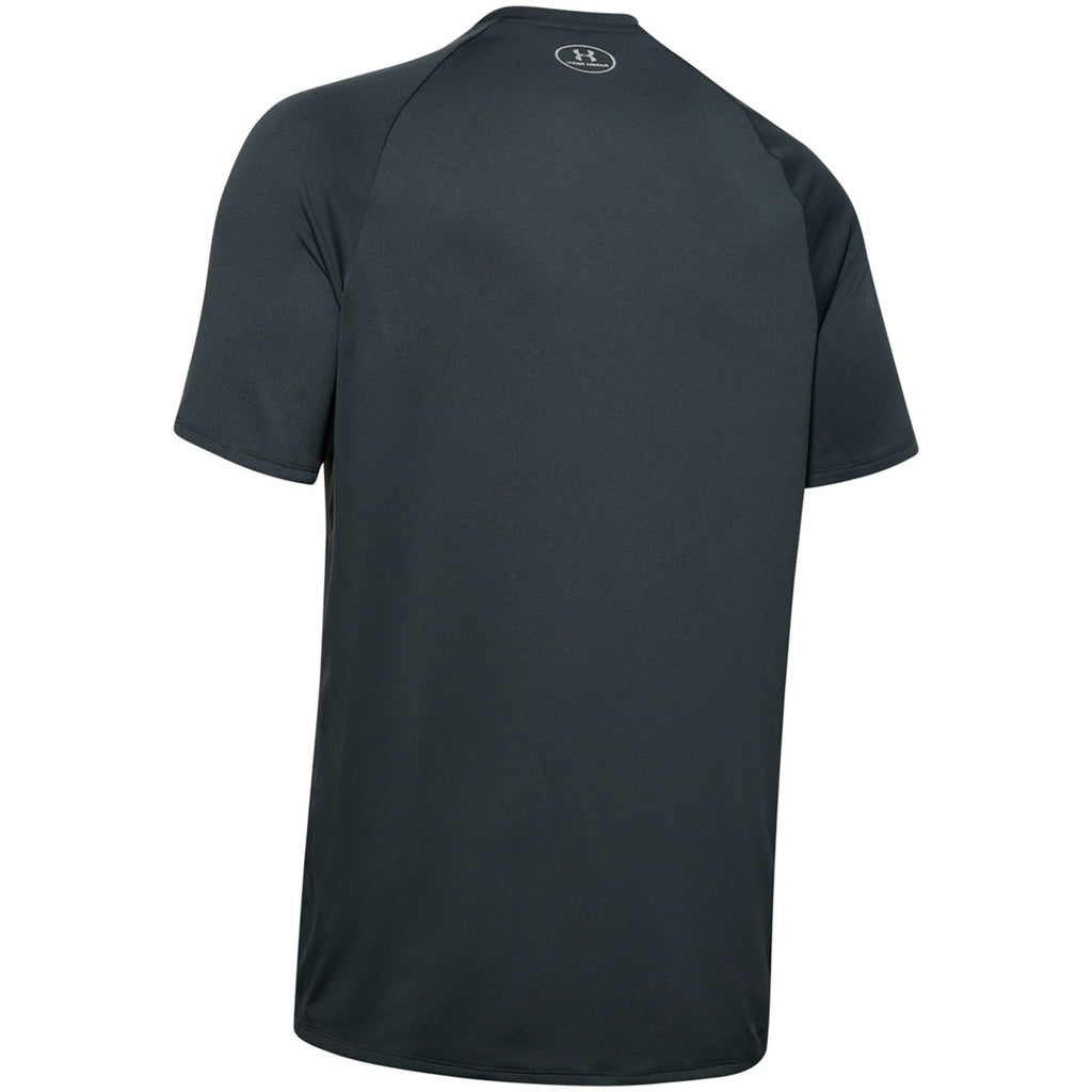 Under Armour Men's Stealth Grey Locker Novelty Short Sleeve Tee