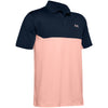 Under Armour Men's Academy/Peach Frost Performance 2.0 Colorblock Polo