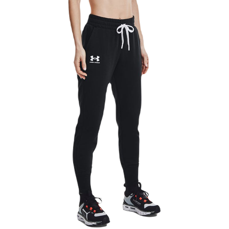 Under Armour Women's Black Rival Fleece Joggers