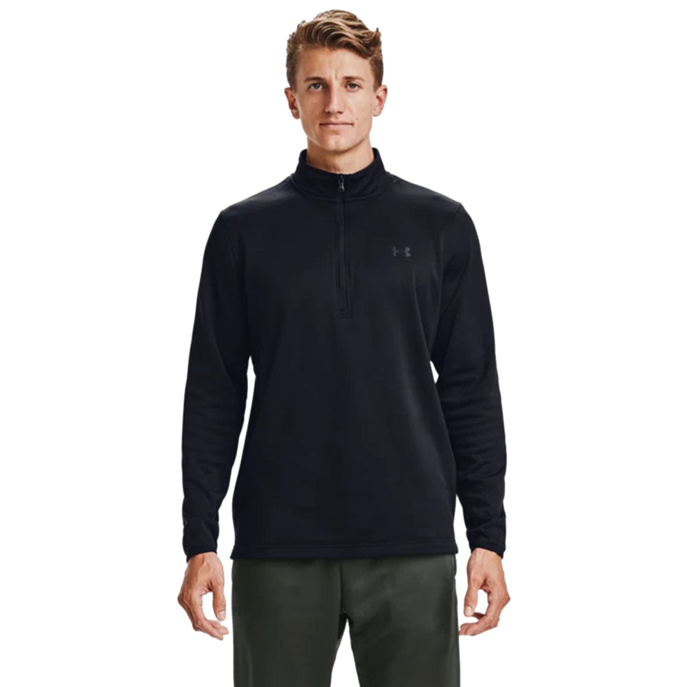 Under Armour Men's Black Armour Fleece Half Zip