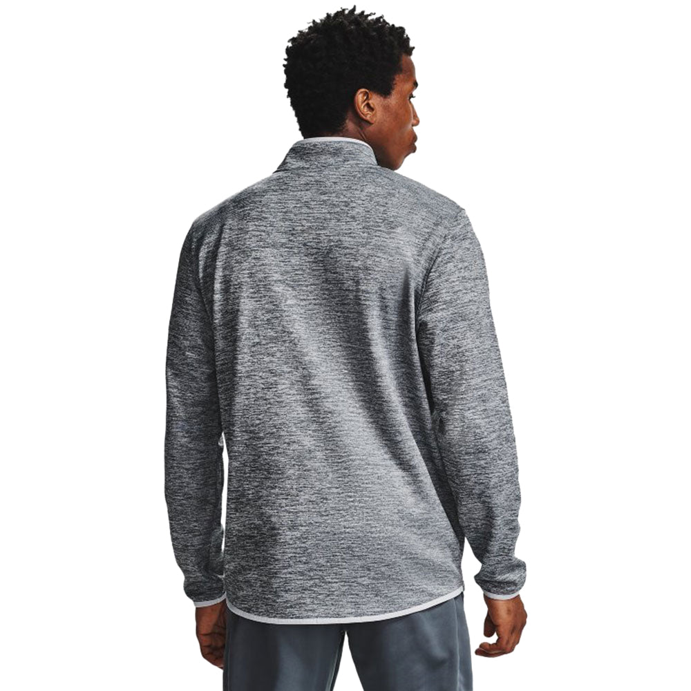 Under Armour Men's Halo Grey Armour Fleece Half Zip