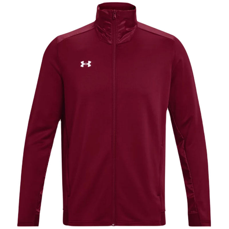 Under Armour Command Mens Warm-up Full Zip S Cardinal-white at  Men's  Clothing store