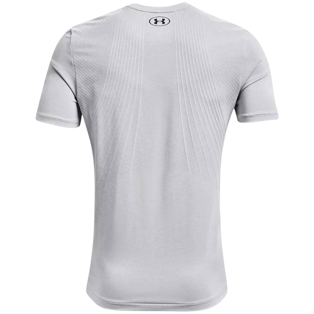 Under Armour Men's Halo Grey UA RUSH Seamless Short Sleeve