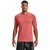 Under Armour Men's Venom Red UA RUSH Seamless Short Sleeve