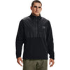 Under Armour Men's Black/Pitch Grey ColdGear Infrared Half Zip