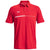 Under Armour Men's Red/White Title Polo