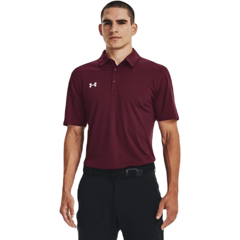 Maroon under hot sale armour polo shirt