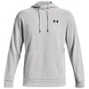 Under Armour Men's Halo Grey/Black Fleece Hoodie