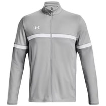 Under Armour Men's Mod Grey/White Team Knit Warm-Up Full Zip