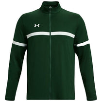 Under Armour Men's Forest Green/White Team Knit Warm-Up Full Zip