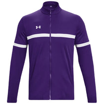 Under Armour Men's Purple/White Team Knit Warm-Up Full Zip