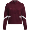 Under Armour Women's Maroon/White Storm Armour Fleece Hoodie