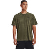 Under Armour Men's Marine OD Green/Black Tech Vent Jacquard Short Sleeve