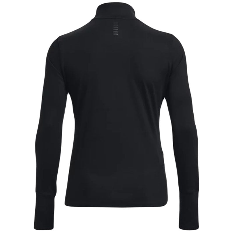 Under Armour Women's Black/Reflective Qualifier Run Half Zip