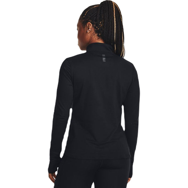 Under Armour Women's Black/Reflective Qualifier Run Half Zip