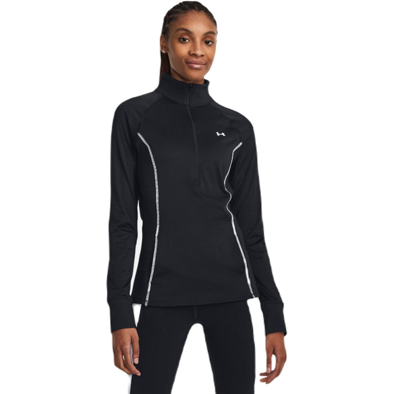 Under Armour Women's Black/White Train Cold Weather Half Zip