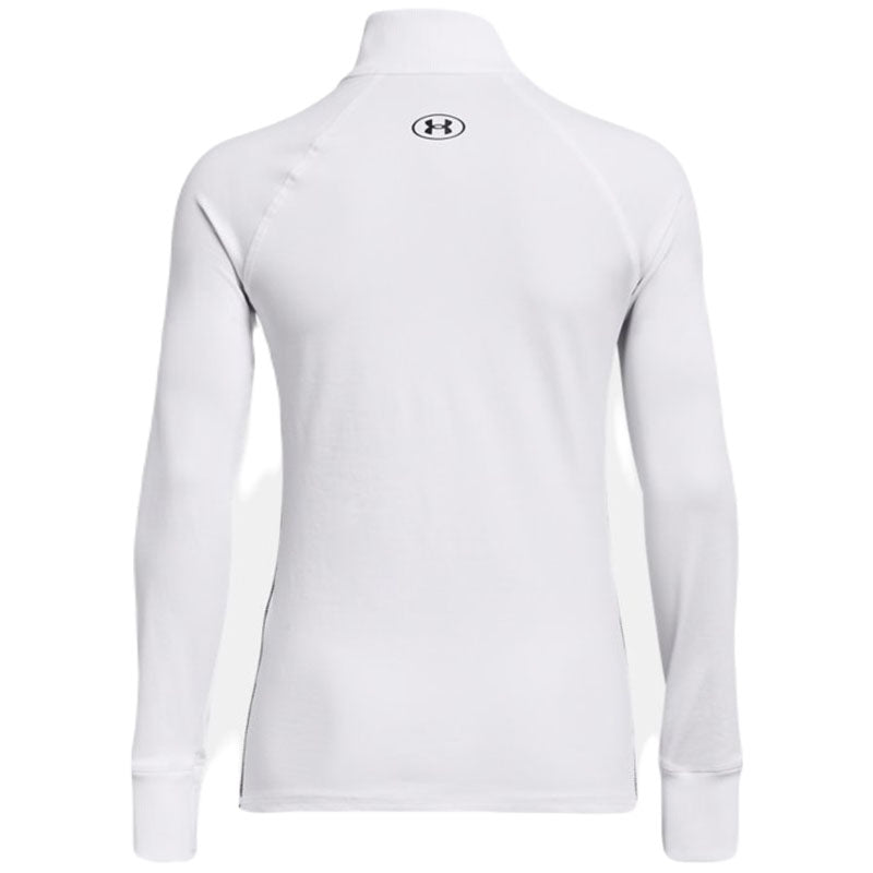 Under Armour Women's White/Black Train Cold Weather Half Zip