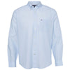 Tommy Hilfiger Men's Placid Blue Cotton/Linen Long Sleeve Shirt