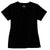 White Swan Women's Black Fundamentals Overlap V-Neck Top