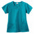 White Swan Women's Teal Fundamentals Overlap V-Neck Top