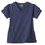 White Swan Women's New Navy Fundamentals Overlap V-Neck Top