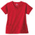 White Swan Women's Red Fundamentals Overlap V-Neck Top