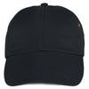 Anvil Black Solid Low-Profile Twill Cap