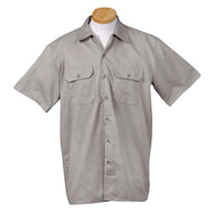 Dickies Men's Short-Sleeve Flex Work Shirt Slim Fit, Charcoal, L :  : Clothing & Accessories