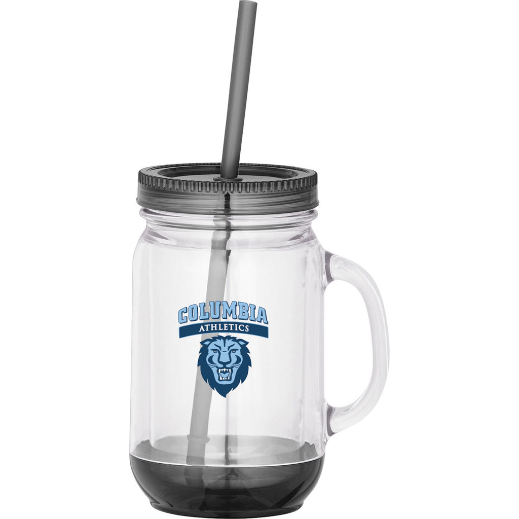 Leed's Black Game Day Double-Wall Mason Jar 20oz