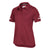 adidas Women's Collegiate Burgundy/White Team Iconic Coaches Polo