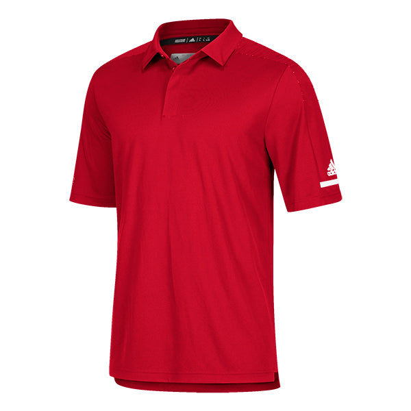 Adidas men's team iconic full store button polo