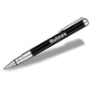 Waterman Black Lacquer Chrome Trim Perspective Ballpoint Pen with Blue Ink